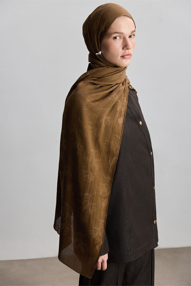 BE BLUE - HARDAL MAGNOLIA MAT JAKARLI ŞAL