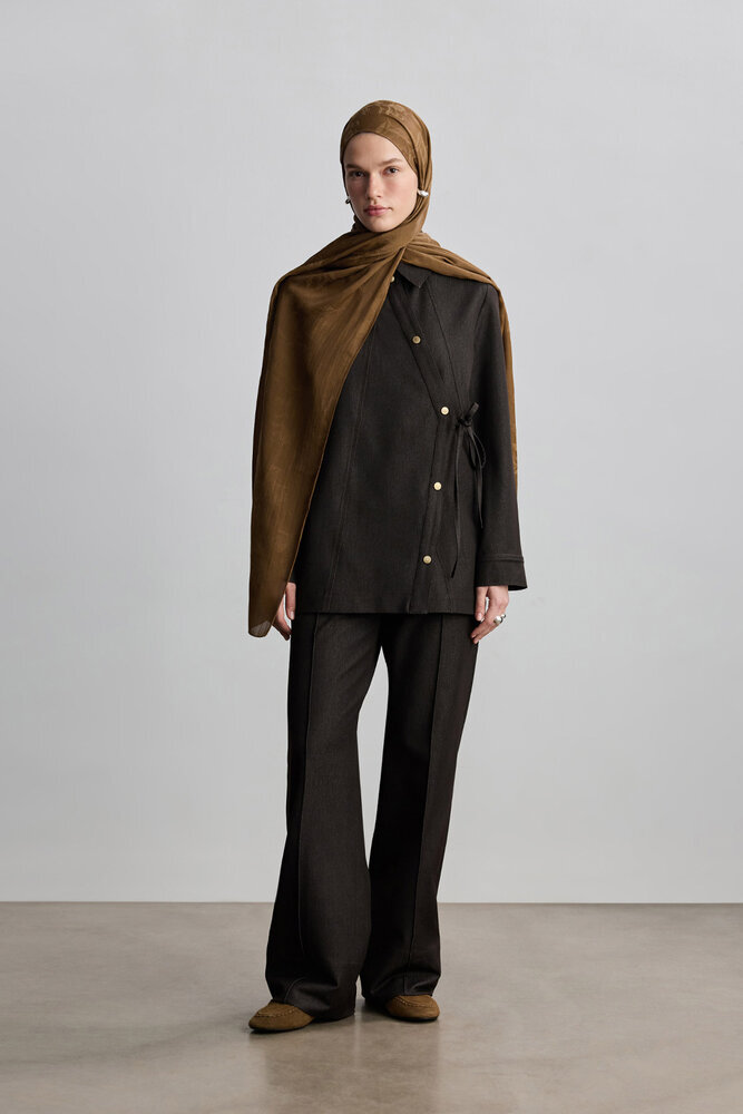 BE BLUE - HARDAL MAGNOLIA MAT JAKARLI ŞAL