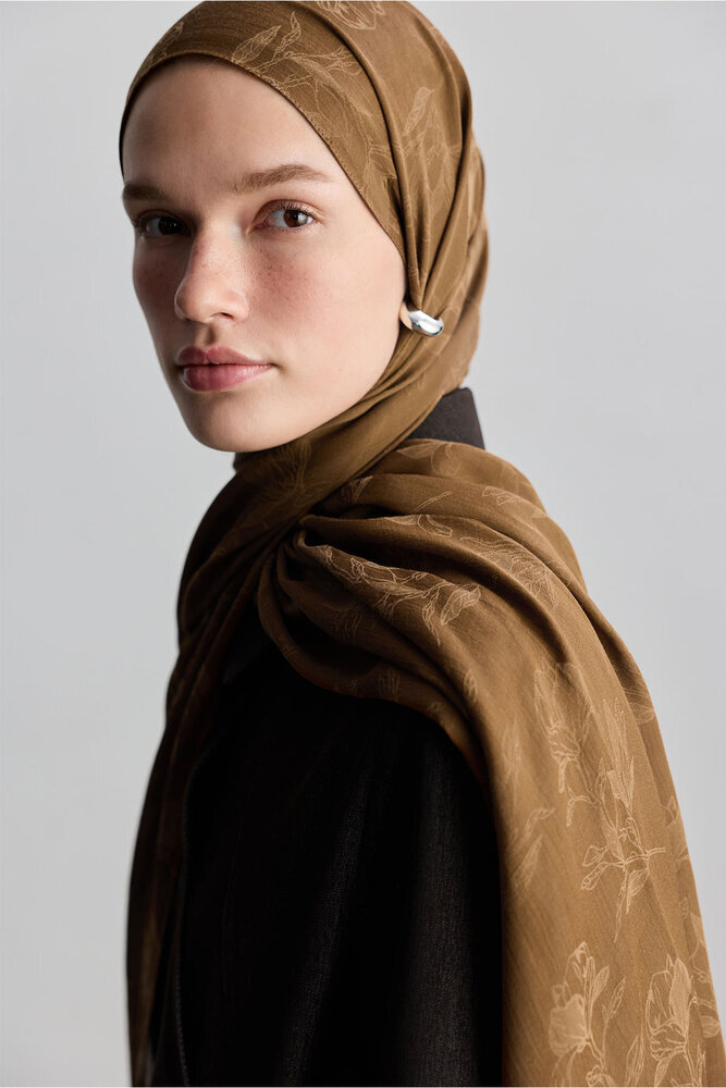 BE BLUE - HARDAL MAGNOLIA MAT JAKARLI ŞAL