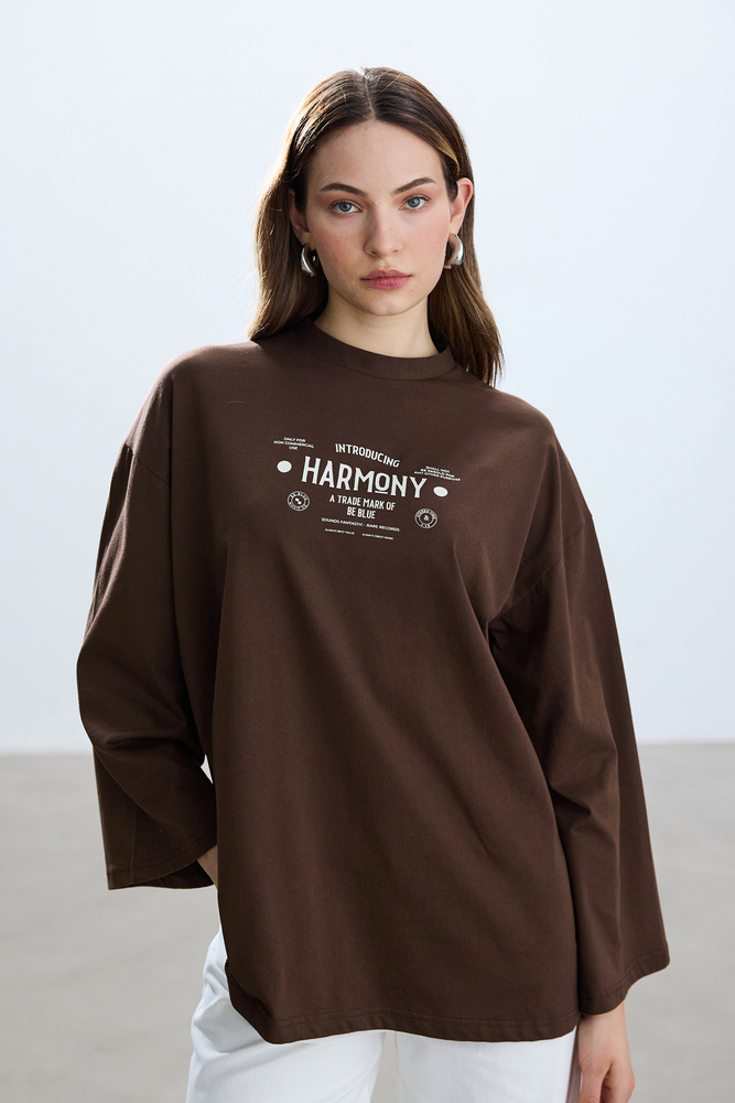 BE BLUE - HARMONY UZUN KOLLU T-SHIRT