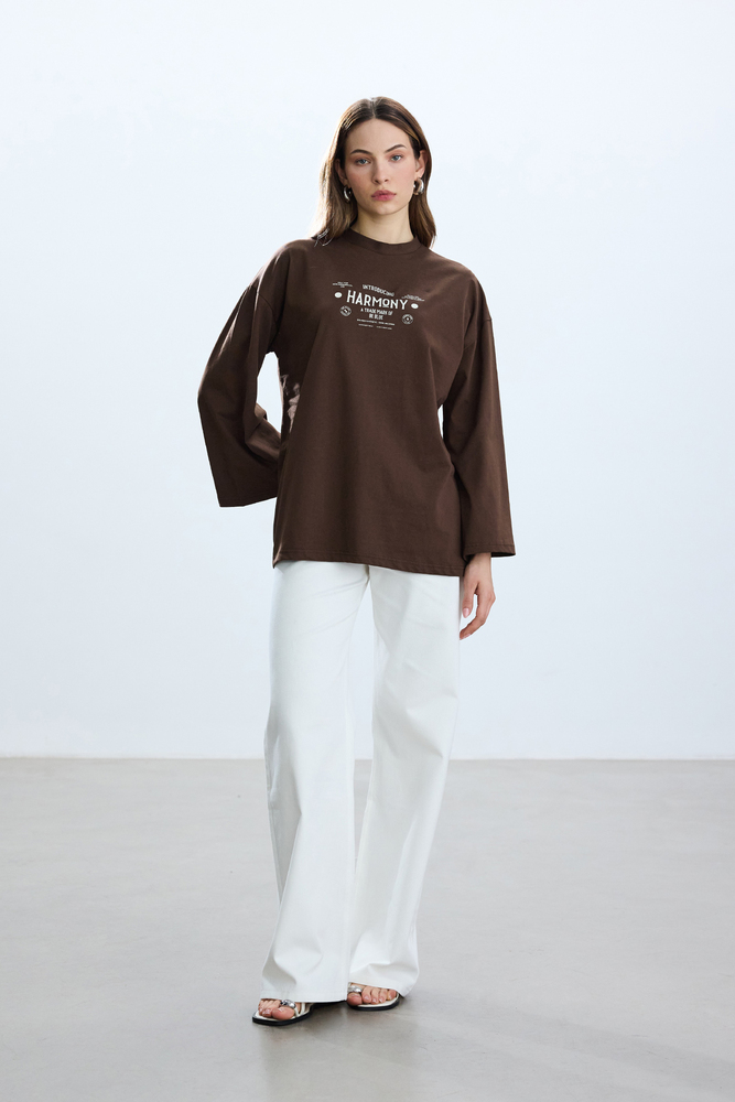 BE BLUE - HARMONY UZUN KOLLU T-SHIRT