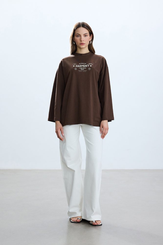 BE BLUE - HARMONY UZUN KOLLU T-SHIRT