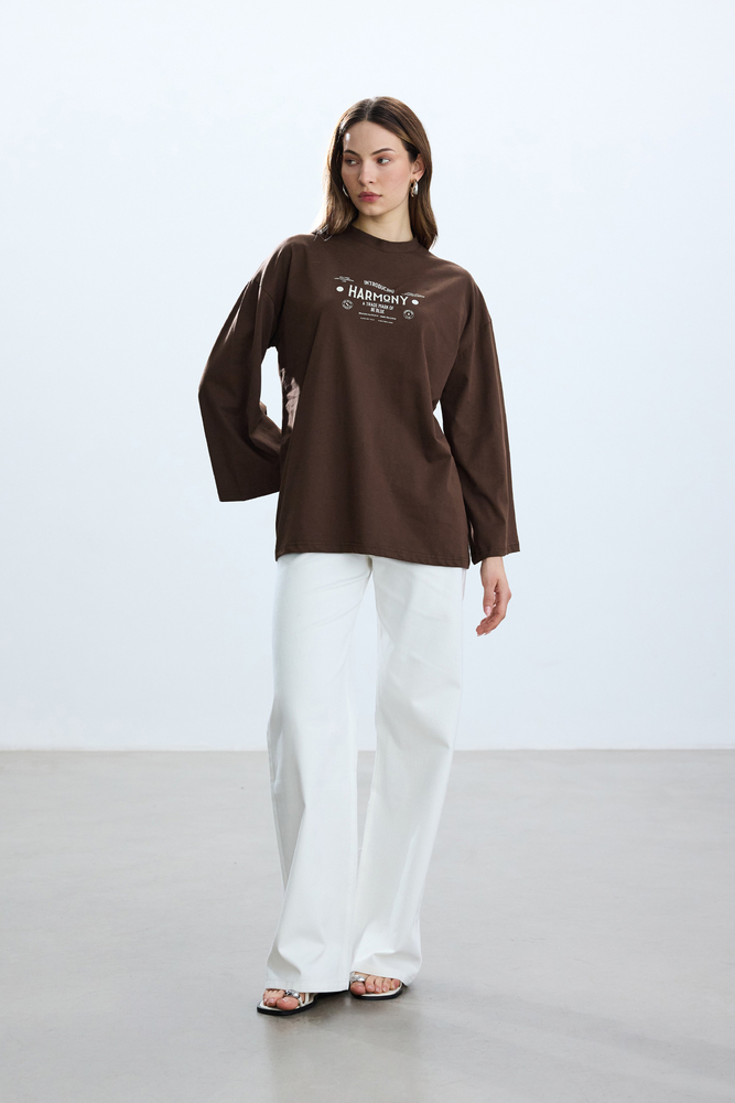 BE BLUE - HARMONY UZUN KOLLU T-SHIRT