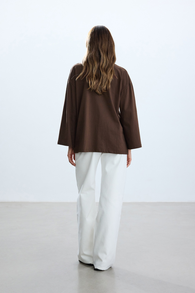 BE BLUE - HARMONY UZUN KOLLU T-SHIRT