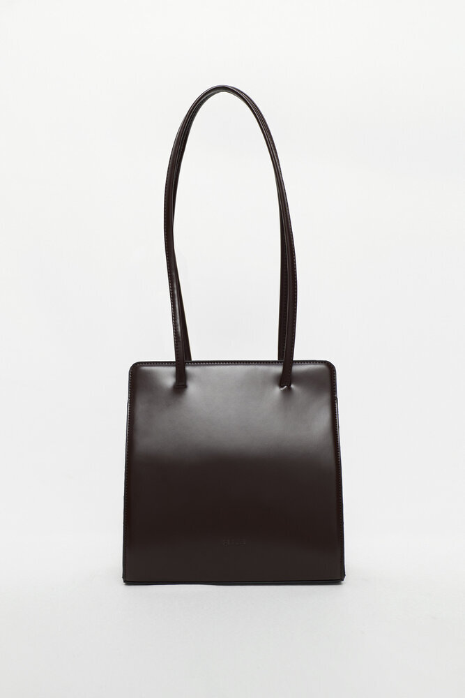 BE BLUE - KAHVE KARE ÇANTA