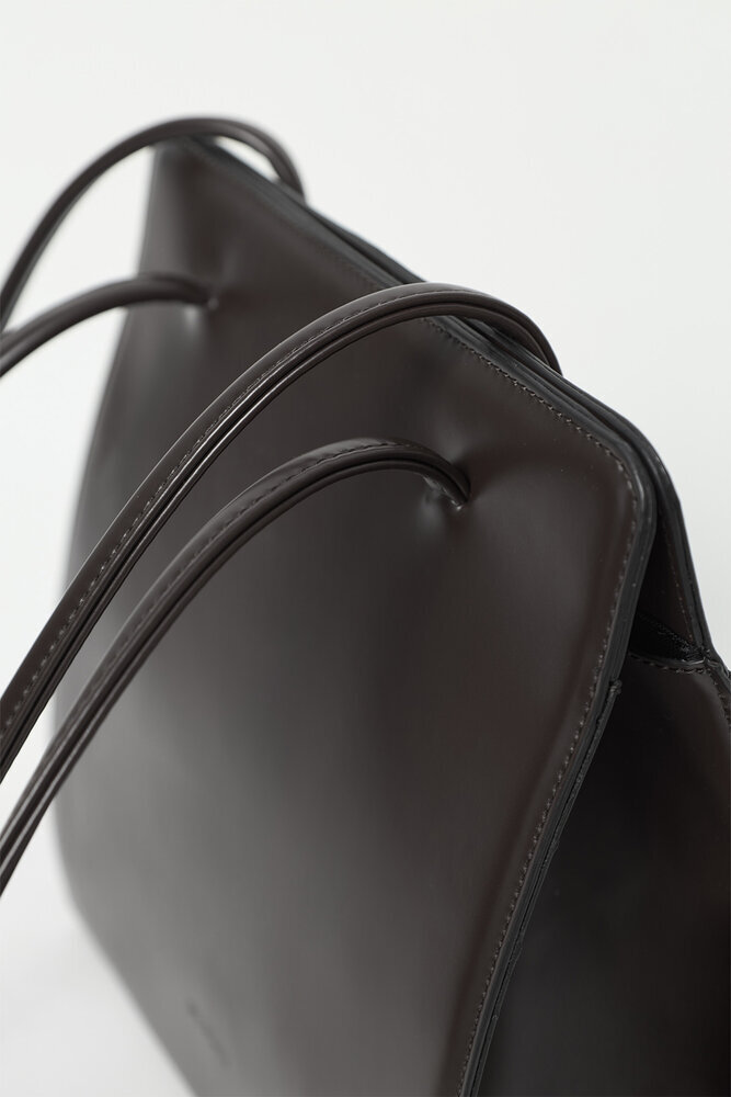 BE BLUE - KAHVE KARE ÇANTA