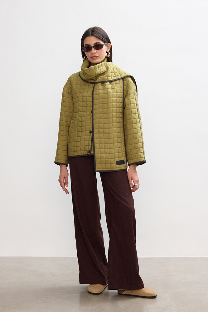 BE BLUE - KAHVERENGİ FİTİLLİ KADİFE PANTOLON