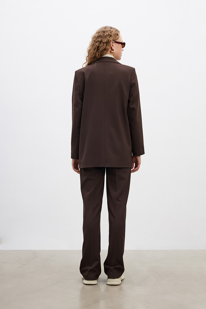 BE BLUE - KAHVERENGİ KLASİK BLAZER