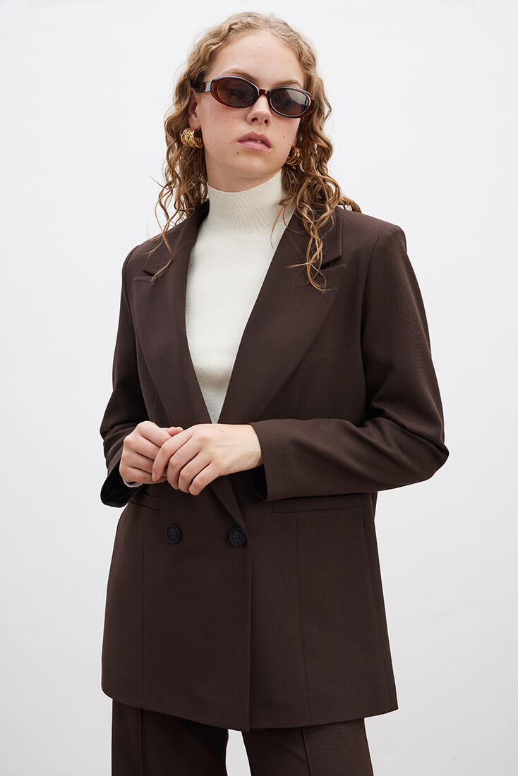 KAHVERENGİ KLASİK BLAZER · 6