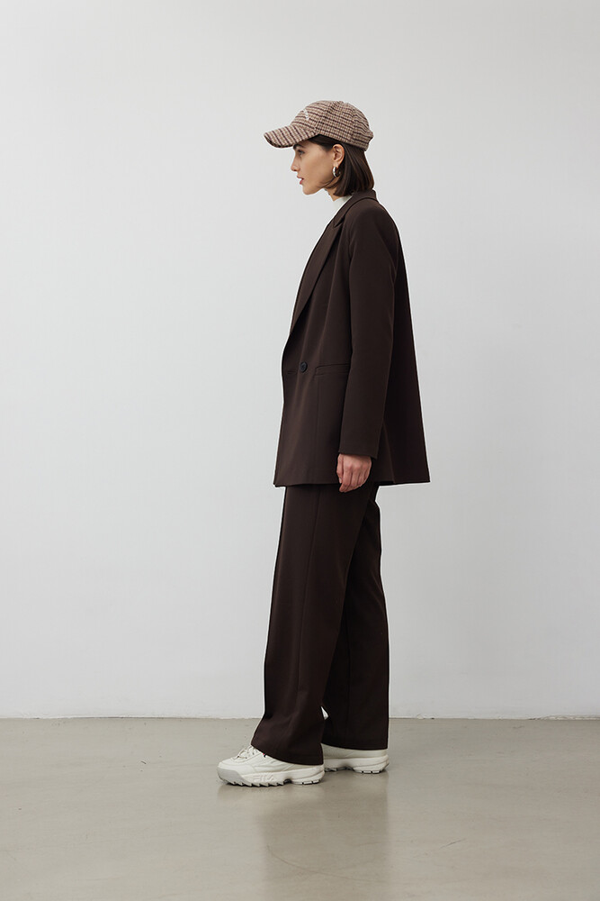 BE BLUE - KAHVERENGİ KLASİK BLAZER