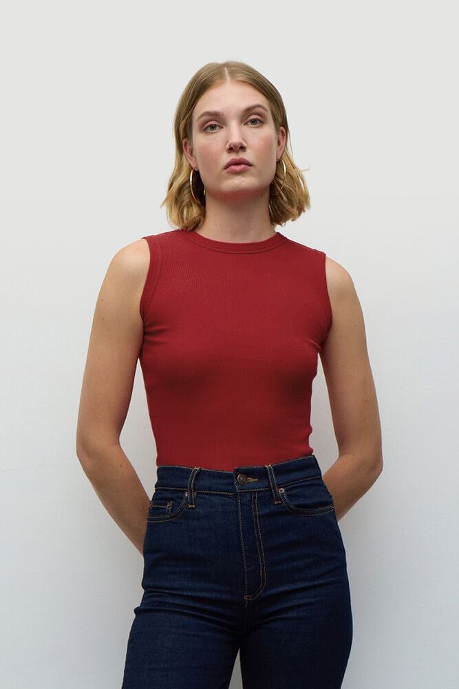 BE BLUE - KIRMIZI FİTİLLİ ÜST