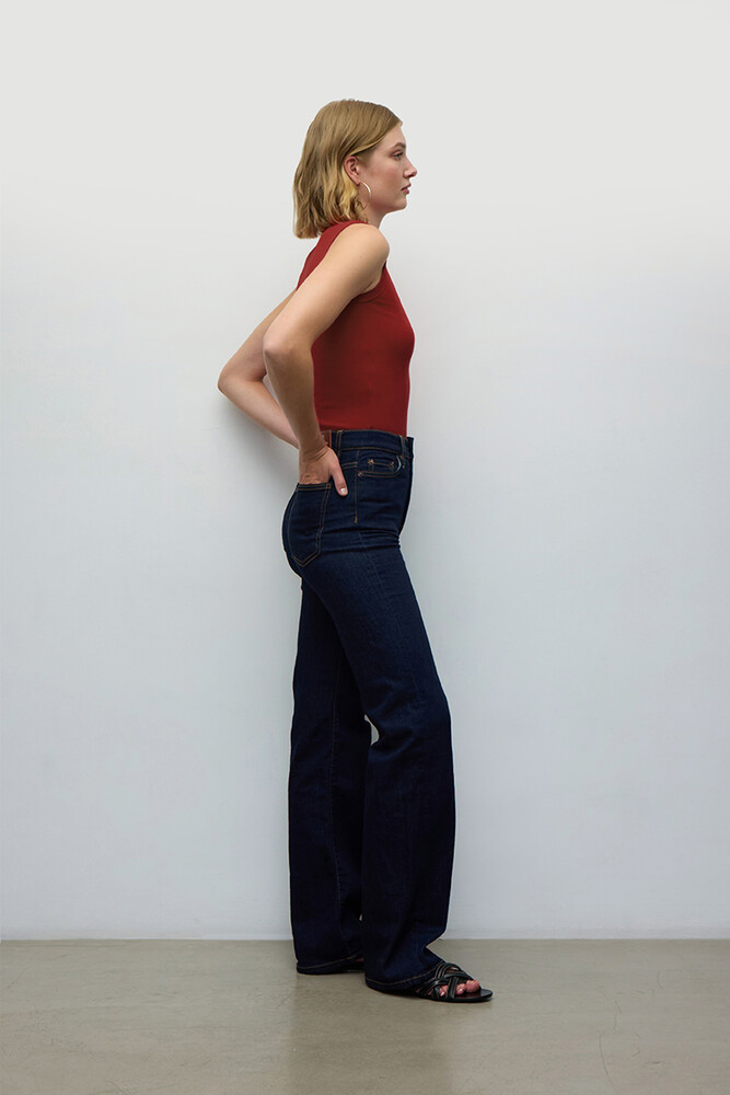 BE BLUE - KIRMIZI FİTİLLİ ÜST