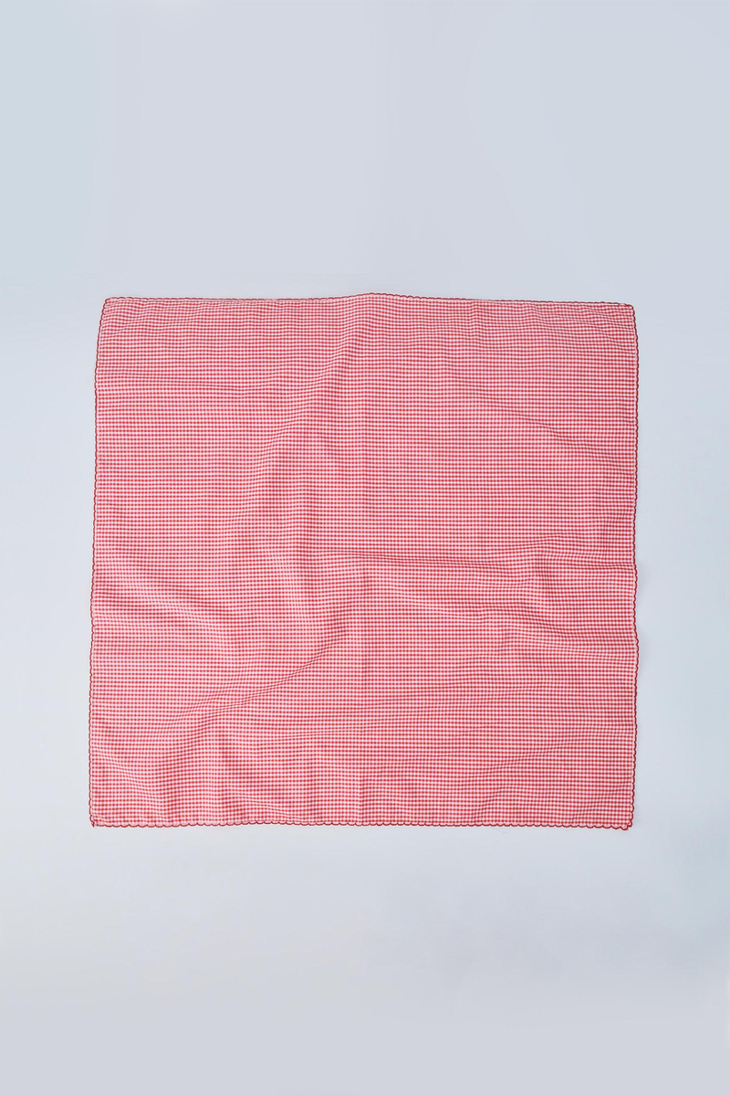 KIRMIZI NAKIŞLI PÖTİKARE BANDANA