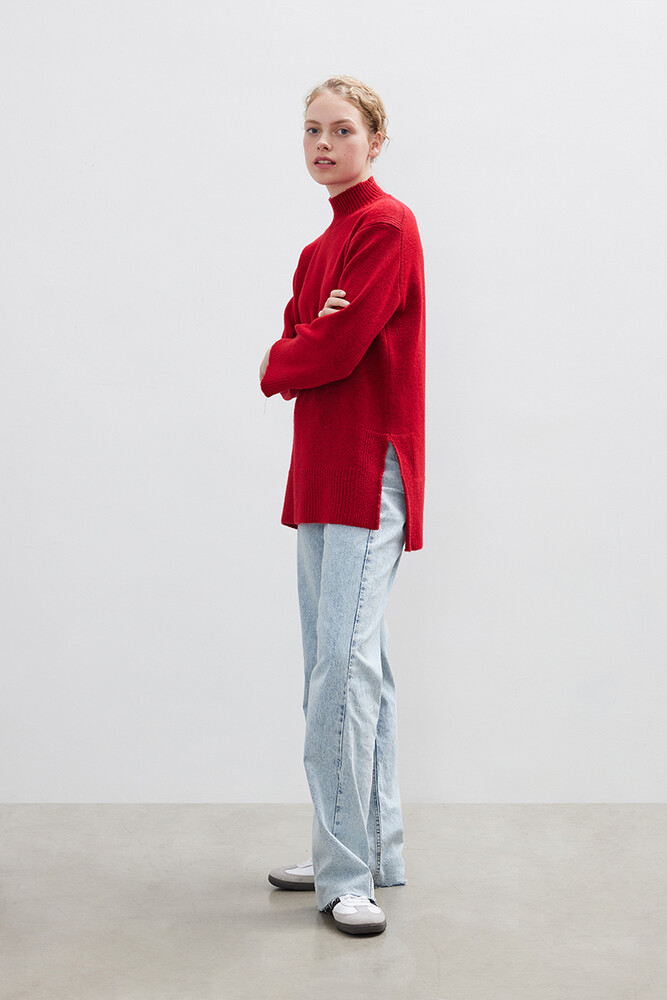 BE BLUE - KIRMIZI SOFT KAZAK