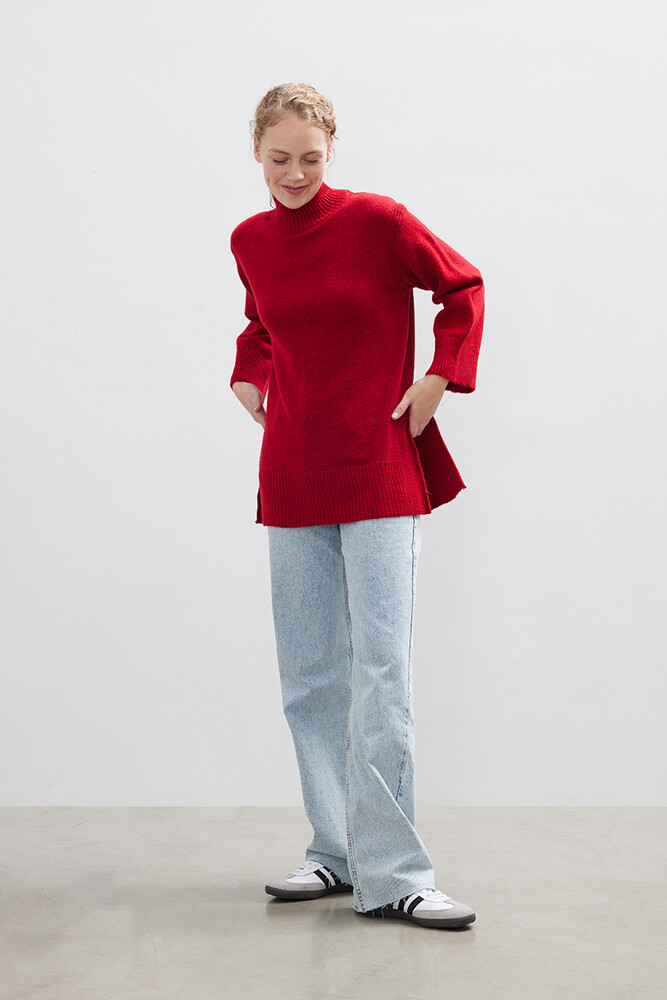 BE BLUE - KIRMIZI SOFT KAZAK