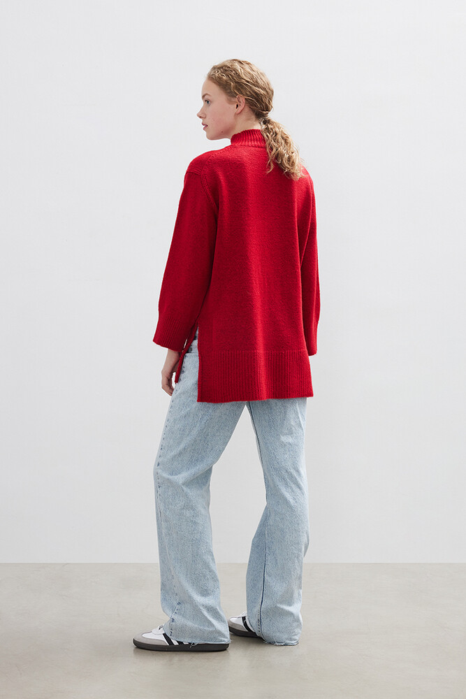 BE BLUE - KIRMIZI SOFT KAZAK