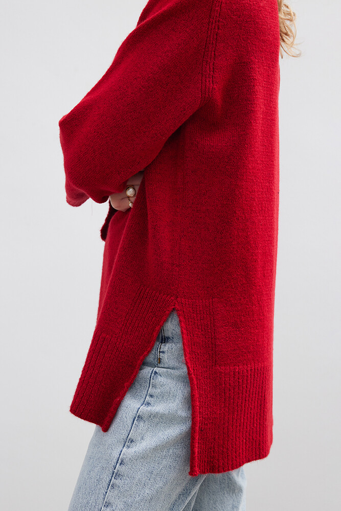 BE BLUE - KIRMIZI SOFT KAZAK