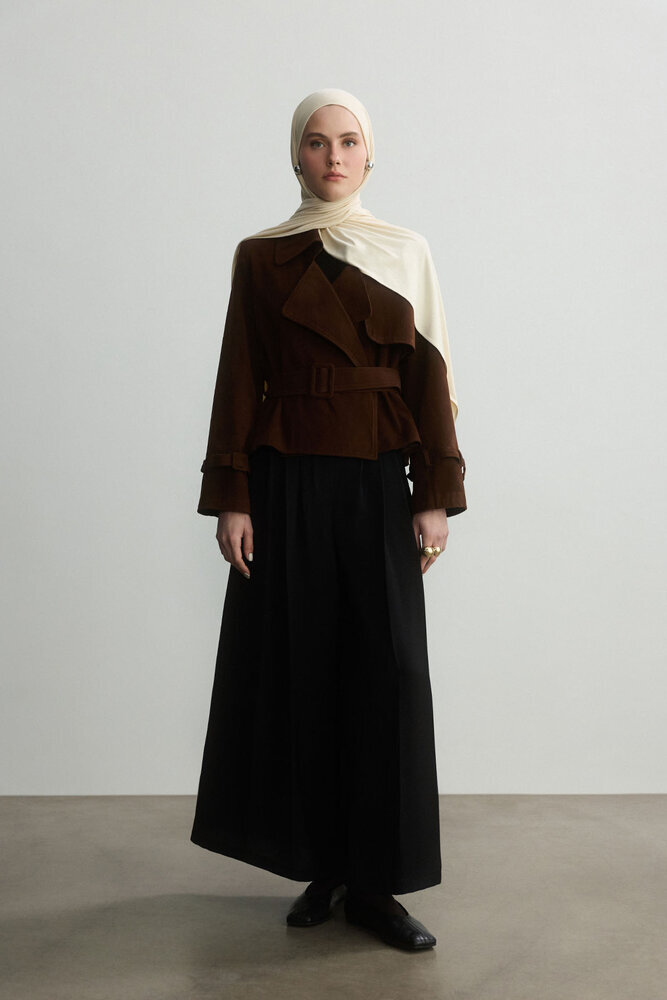 BE BLUE - KREM BAMBU PENYE ŞAL