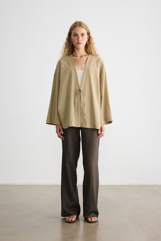 BE BLUE - KUM DOKULU KİMONO