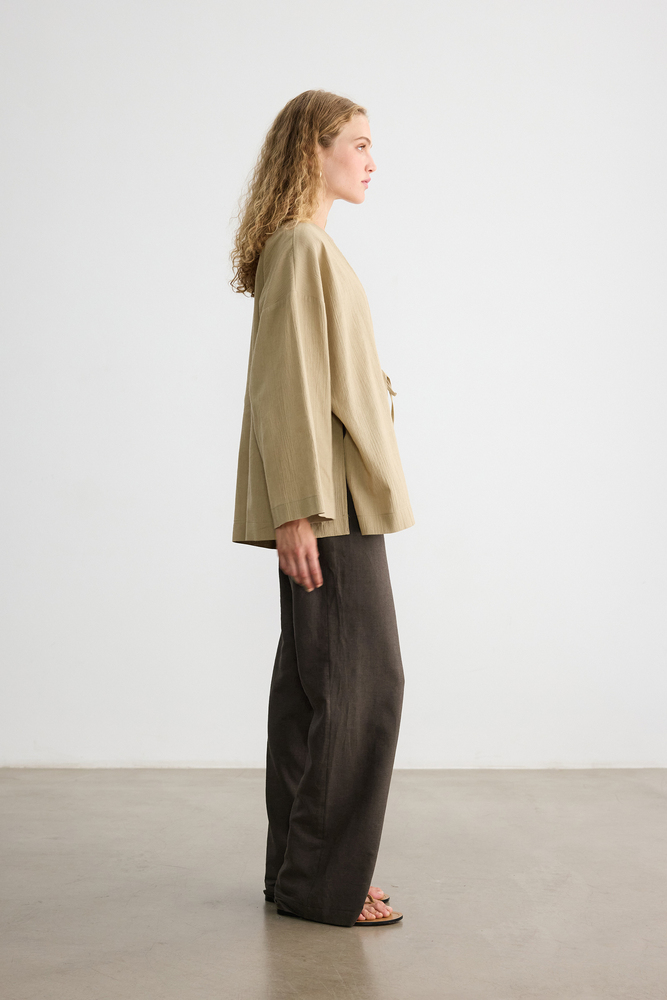 BE BLUE - KUM DOKULU KİMONO