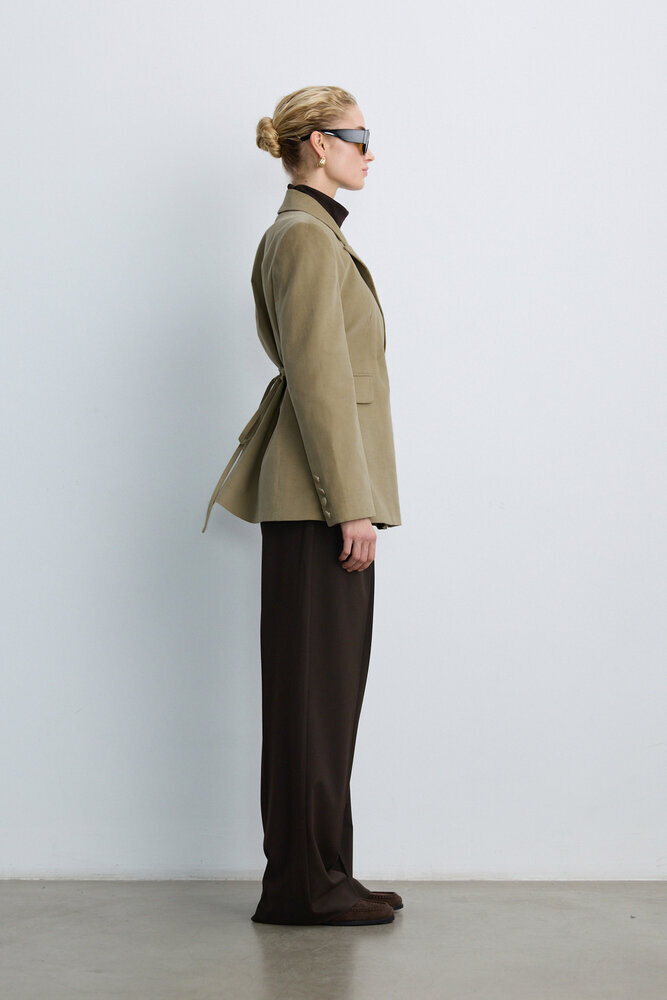 BE BLUE - KUM KADİFE BLAZER