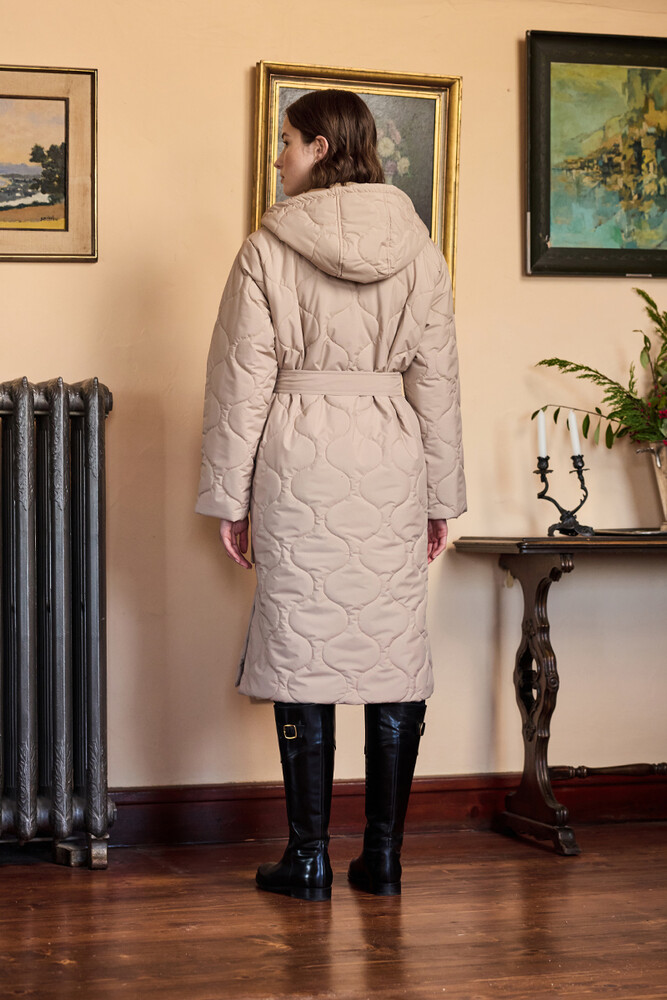 BE BLUE - KUM UZUN KAPİTONE MONT