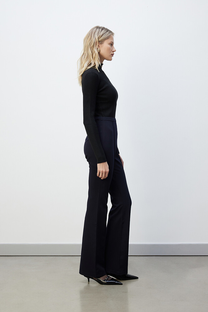 BE BLUE - LACİVERT İSPANYOL PAÇA PANTOLON