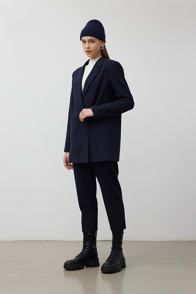 BE BLUE - LACİVERT KLASİK BLAZER