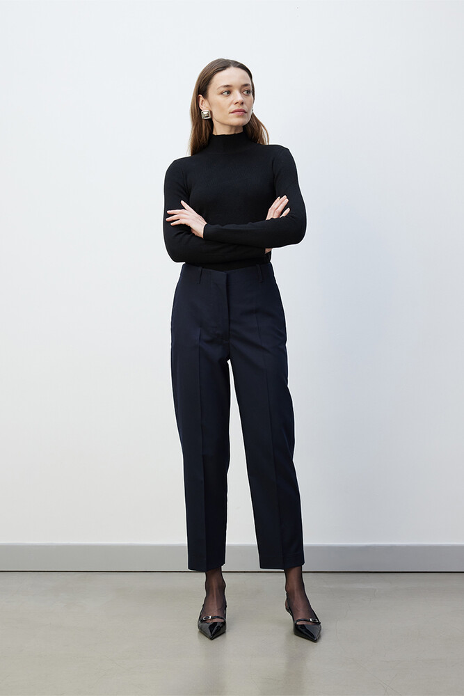 BE BLUE - LACİVERT KLASİK KESİM PANTOLON