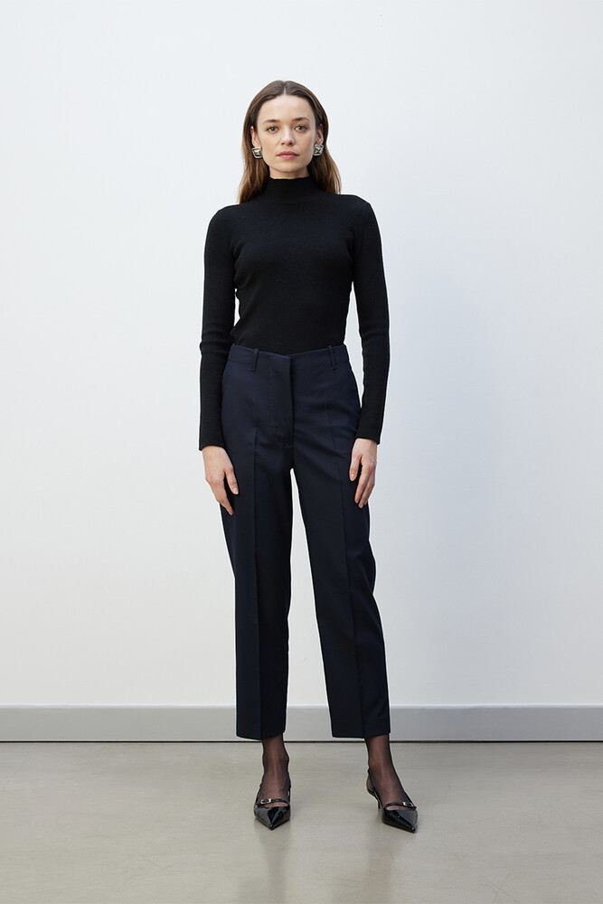 BE BLUE - LACİVERT KLASİK KESİM PANTOLON