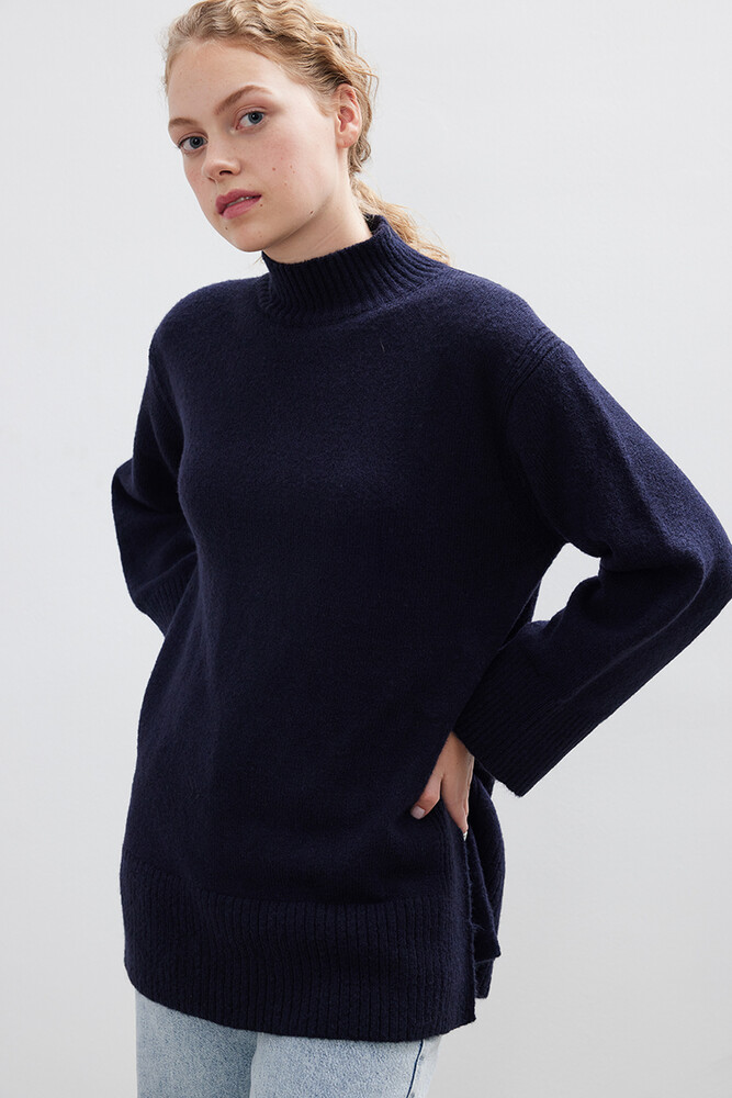 BE BLUE - LACİVERT SOFT KAZAK