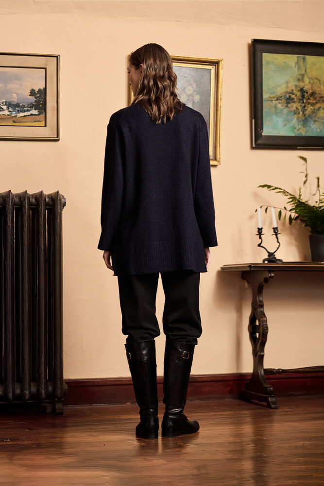 BE BLUE - LACİVERT SOFT KAZAK