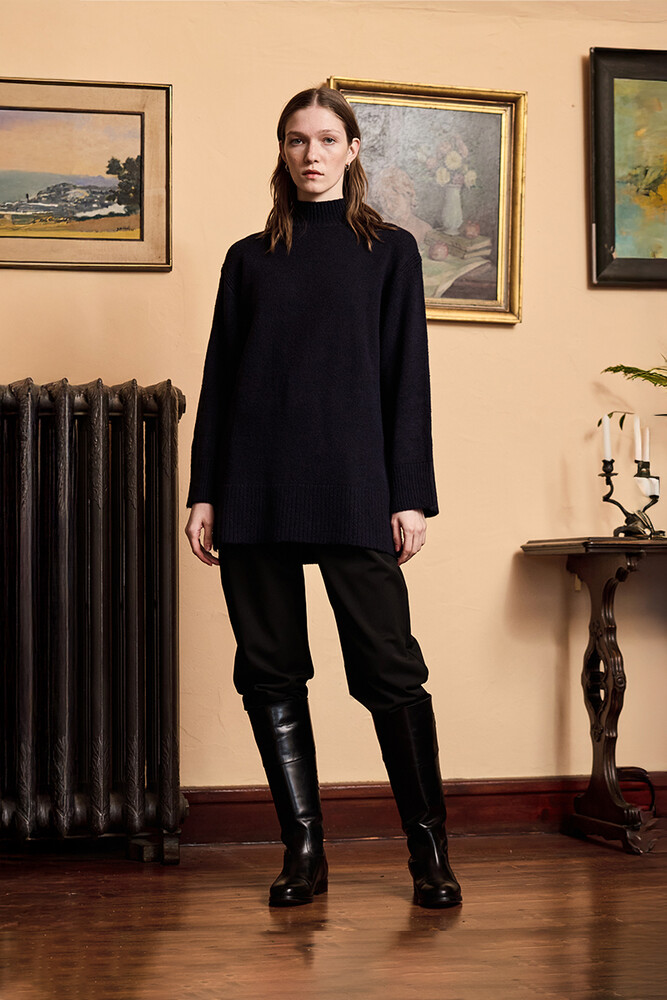 BE BLUE - LACİVERT SOFT KAZAK