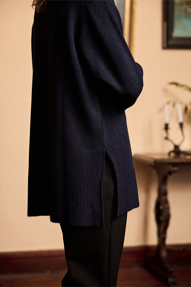 BE BLUE - LACİVERT SOFT KAZAK