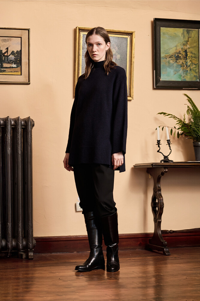 BE BLUE - LACİVERT SOFT KAZAK