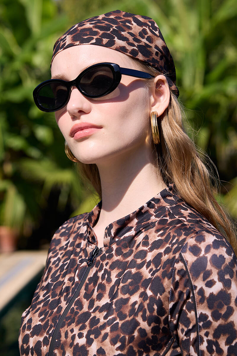 LEOPAR DESENLİ BANDANA