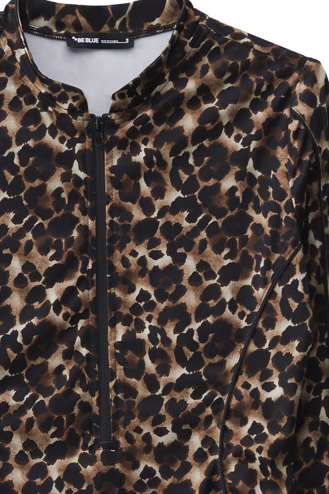 BE BLUE - LEOPAR DESENLİ SURF MAYO