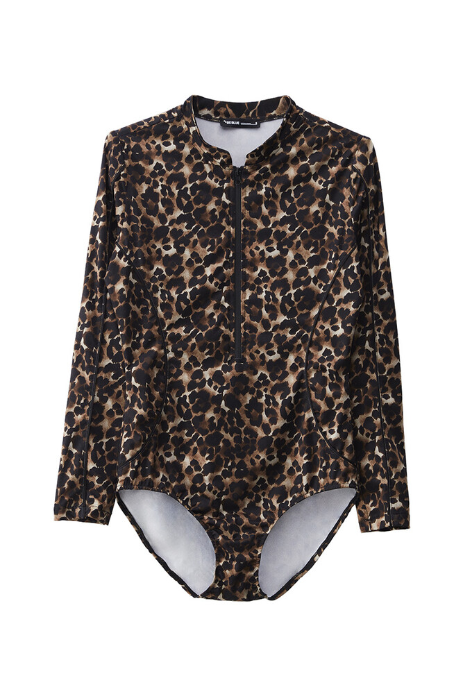 BE BLUE - LEOPAR DESENLİ SURF MAYO