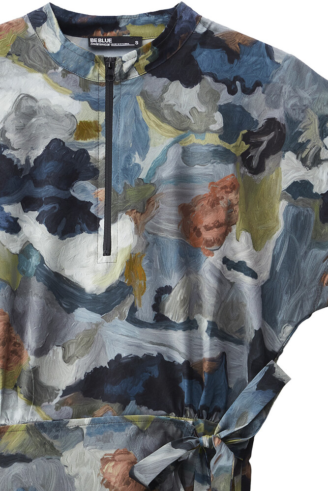 BE BLUE - MAVİ BRUSH TESETTÜR MAYO JİLE