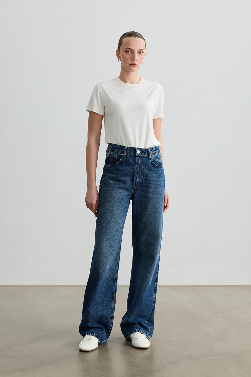 MAVİ STRAIGHT FIT DENİM PANTOLON