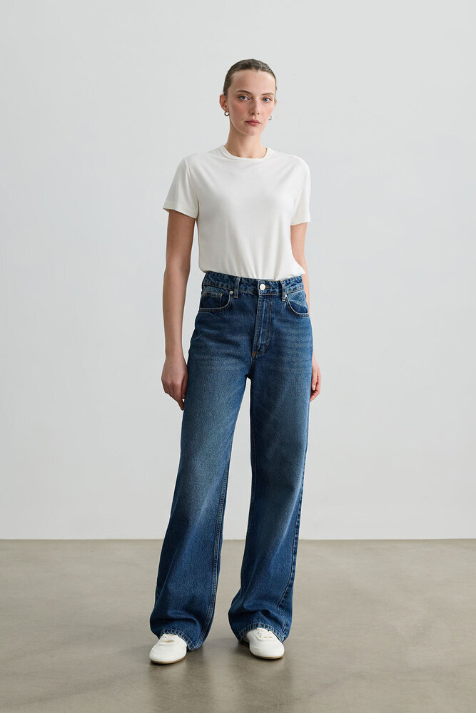 BE BLUE - MAVİ STRAIGHT FIT DENİM PANTOLON