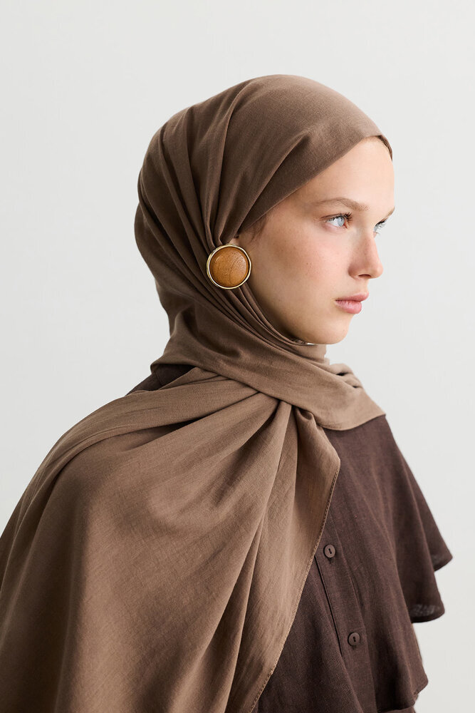 BE BLUE - MOCHA SOFT VUAL ŞAL