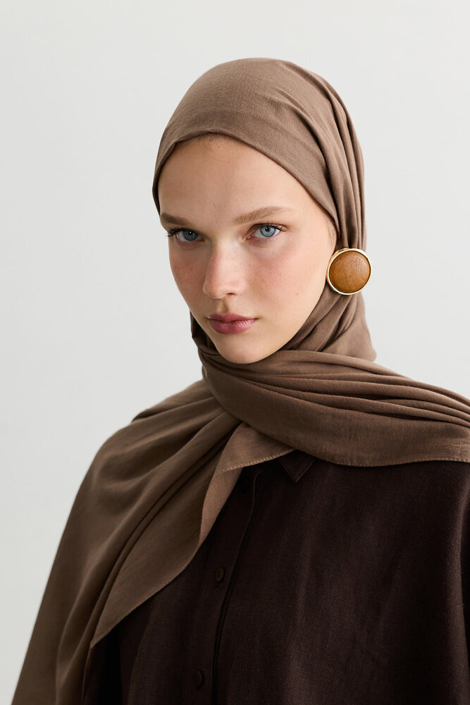 BE BLUE - MOCHA SOFT VUAL ŞAL