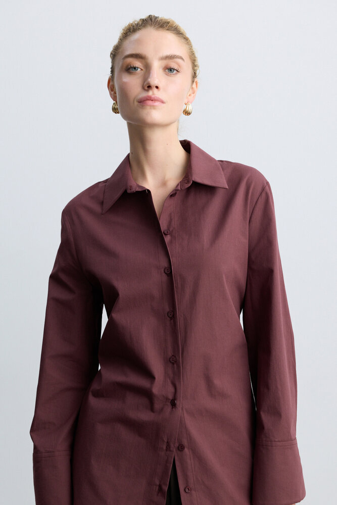 BE BLUE - MÜRDÜM BAĞLAMA DETAYLI GÖMLEK