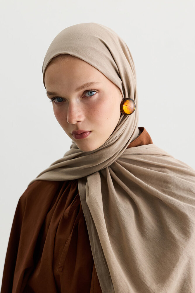 BE BLUE - NATUREL BEJ SOFT VUAL ŞAL