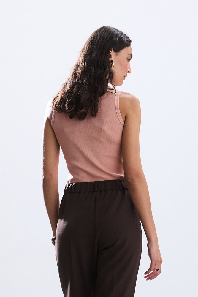 BE BLUE - PEMBE FİTİLLİ ÜST