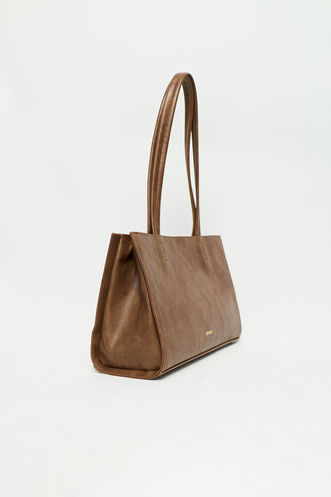 BE BLUE - SICAK KAHVE MİNİMAL OMUZ ÇANTASI