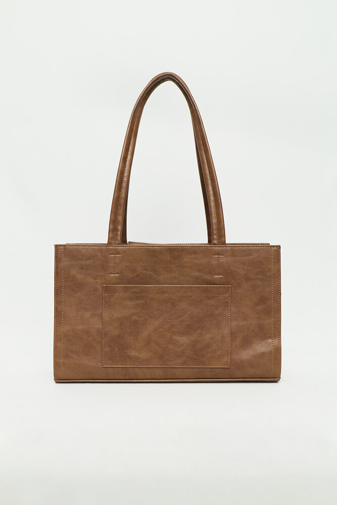 BE BLUE - SICAK KAHVE MİNİMAL OMUZ ÇANTASI