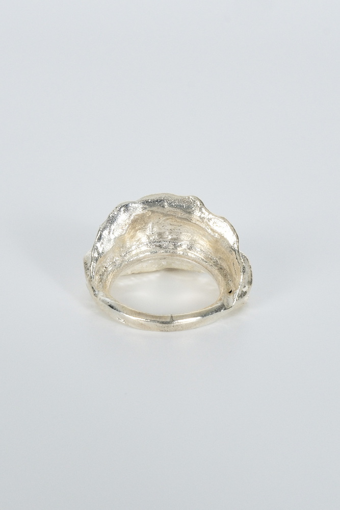 BE BLUE - SILVER AMORF YÜZÜK