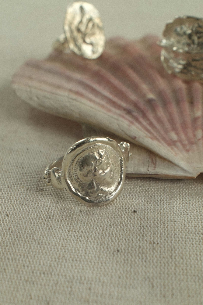 BE BLUE - SILVER MADALYON YÜZÜK